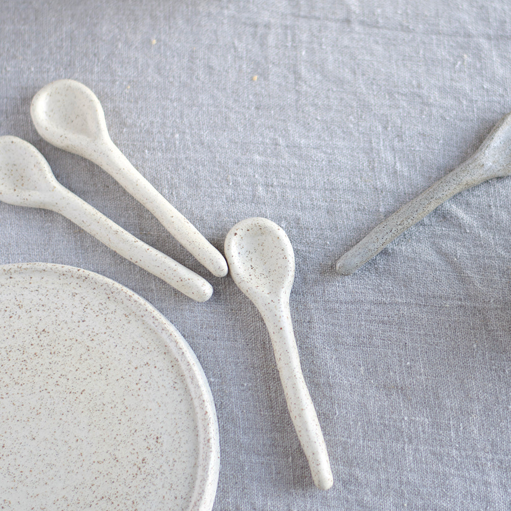 Handmade teaspoon - Speckled